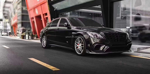 Kit <span class=keywords><strong>222</strong></span> per Mercedes-Benz Classe S W222 S63 S65 AMG Facelift Bra Bus Bodykit Diffusore Posteriore Spoiler Auto - Product Image 3