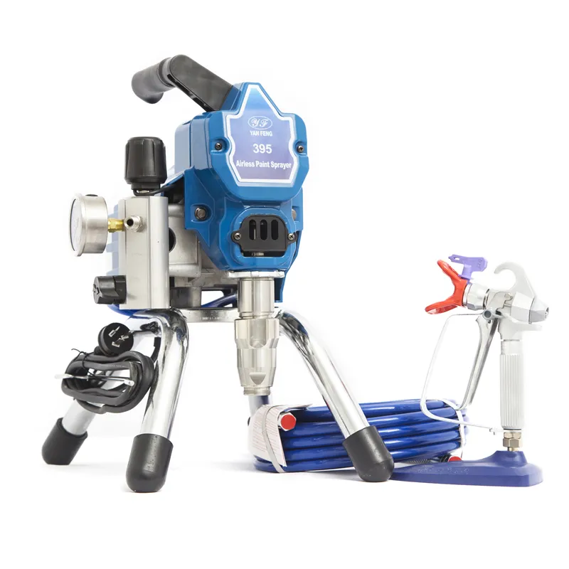 Paint Sprayer 395 High Pressure Airless Paint Spray With Nozzle Guard Wall Spray Paint Machine