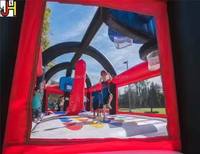 Structure gonflable multisports, tous les jeux sportifs sont concentrés dans une seule grande structure gonflable