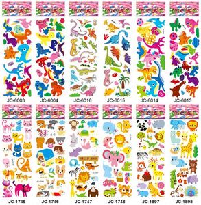 40 Sheets OEM One Sheet Different Sheets Variety Pack Cartoon Animals Stars Fishes Dinosaurs 3D Puffy Stickers for Kids Toddlers - Product Image 5