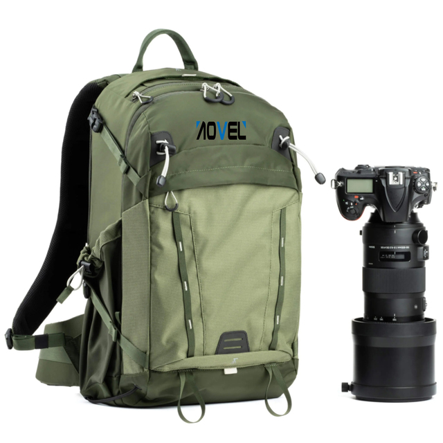 Custom Logo Outdoor Waterproof  26L Camera Backpack Professional Photography Bag for DSLR SLR Compatible