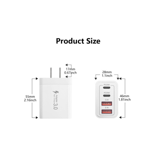New Energy Power Plug Converter 40W Fast Charging 4 USB Ports Universal Adapter for Mobile Phone Charging and Conversion