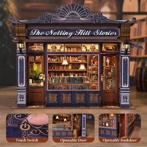 Hamaileon Kit Miniatura 3D in Legno Fai-da-Te per Adulti, Decorazione per Libreria, Artigianato in Legno, Casa delle Bambole in Miniatura - Product Image 2