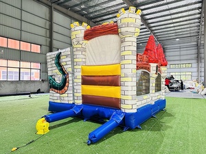 Château gonflable CE EN14960 Hpfburg Ritterburg avec toboggan - Product Image 3