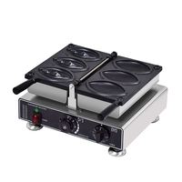 Personnalisez la mini machine à gaufres pour faire des gaufres et des crêpes Machines à faire des beignets Forme belge Rotary Square Penis Making