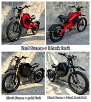 HCBK-SS80 Bicicleta Eléctrica Todoterreno para Adultos de 25000W, 84V75AH, Bicicleta Eléctrica Todoterreno de Largo Alcance