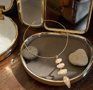 Elegante Juego de Gargantilla con Esencia de Perlas para Mujer, Perlas Blancas Clásicas con Diseño Elegante, Perfecto para el Día a Día y Ocasiones Especiales - Product Image 5