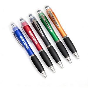 Stylo LED promotionnel pour activités de bureau et cadeaux d'affaires, stylo lumineux personnalisé avec logo imprimé - Product Image 1