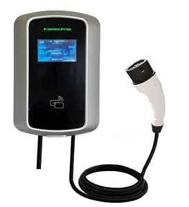 New Energy 7kw 11kw 22kw Ac Dc Fast Wall-mounted Car Ev Charging Stations For Electric Car