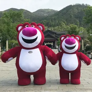 ファンタジートイズ MOQ 1個 インフレータブル ロスト ストロベリーベア 漫画マスコットコスチューム コスプレ アニメ トイストーリー 大人用 - Product Image 1