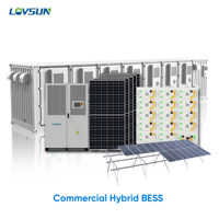 Centrale solaire 1MW 2MW Système solaire complet Système de stockage d'énergie par batterie de conteneur Système de gestion de l'énergie Ess 2mwh
