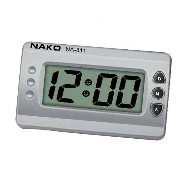 Small Electronic  Portable Travel Digital Countdown Timer Car Alarm Clock 811