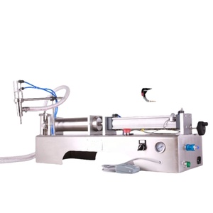 Semi-automatic Pneumatic Piston Bottle Viscous Liquid Filling <b>Machine</b> Liquid Water <b>Juice</b> Milk Beverage Perfume Hand Sanitizer - Product Image 1
