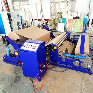 Satış için fabrika Kraft kağıt rulo dilme sarma makinası