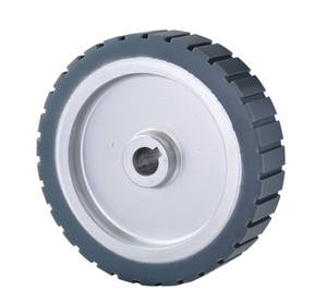 Núcleo de alumínio 125x30mm, poliuretano agv condução caster - Product Image 4