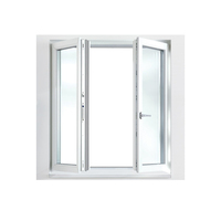 Fenêtres coulissantes en aluminium à double vitrage Fenêtre coulissante en PVC