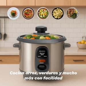 Cuociriso Grunkel 0.6L 300W in Acciaio Inossidabile con Funzione Mantenimento Calore - Product Image 4