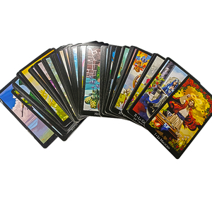 Tarjetas de Tarot a todo Color, tamaño Normal, oráculo, personalizadas, con <span class=keywords><strong>libro</strong></span>, cubierta de <span class=keywords><strong>bruja</strong></span> moderna - Product Image 3