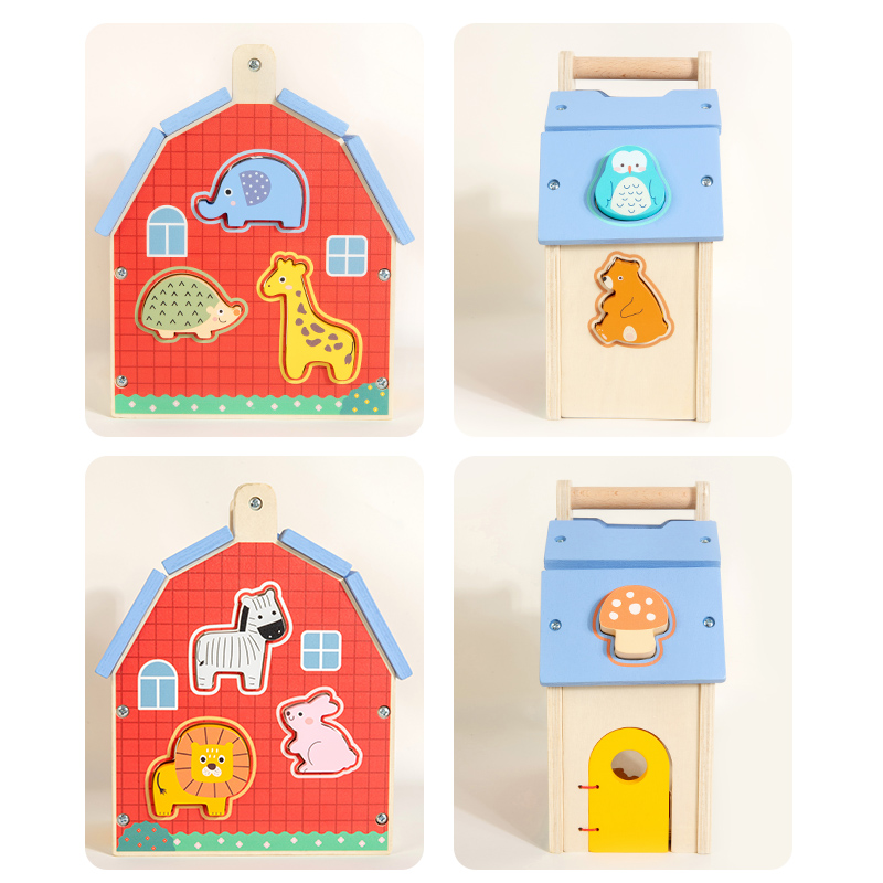 Wooden Animal House Puzzle preview 2