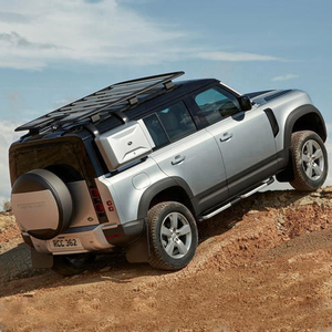 Barres <span class=keywords><strong>de</strong></span> <span class=keywords><strong>toit</strong></span> en alliage d'aluminium, boîtes à bagages, échelle pliante, boîte à équipement, panier <span class=keywords><strong>de</strong></span> <span class=keywords><strong>toit</strong></span> <span class=keywords><strong>pour</strong></span> Land Rover Defender 2020 2021 - Product Image 4