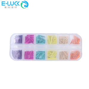 Monouso in plastica ausiliare dentale zeppe colorate quadrate riparazione denti in legno di plastica cunei dentari in legno colorato - Product Image 6