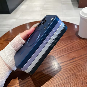 For iPhone 17 Case Lens <b>Protector</b> Matte Magnetic Charging Phone Case <b>Cover</b> for iPhone 17 Air 16 17 18 Pro Max - Product Image 5