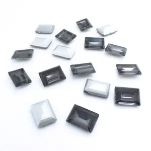 Factory Price High Quality Loose Gemstones 6*8 8*10mm Rectangle Cut Lab Grown Gemstones