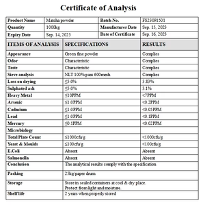 Matcha in een beschermende blik van 30 gram. Vermindert de kenmerken van een levendige groene kleur en een rijke umami-smaak van onze traditionele steenmalerproces. - Product Image 5
