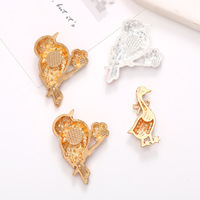 Nouveaux pendentifs et breloques de luxe DIY en alliage, forme oiseau/canard mignon, pour femmes, accessoires de mode, fabriqués par Sui Lian, Made in China