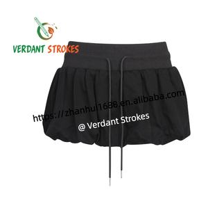 Verdant Strokes Personnalisation modulaire Ensembles <span class=keywords><strong>de</strong></span> sport courts pour femmes Tricots d'hiver pour femmes Pantalons courts - Product Image 4