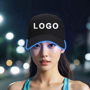Promotion Fashion Cotton LED Baseball Cap with logo for Concert World Football Sport Fans Night Running Light <b>Hat</b> for Party Club - Product Image 2
