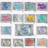 Masque de nuit hydratant et repulpant au collagène pour les yeux, en gel, rose, plusieurs couleurs, végétalien, vente en gros