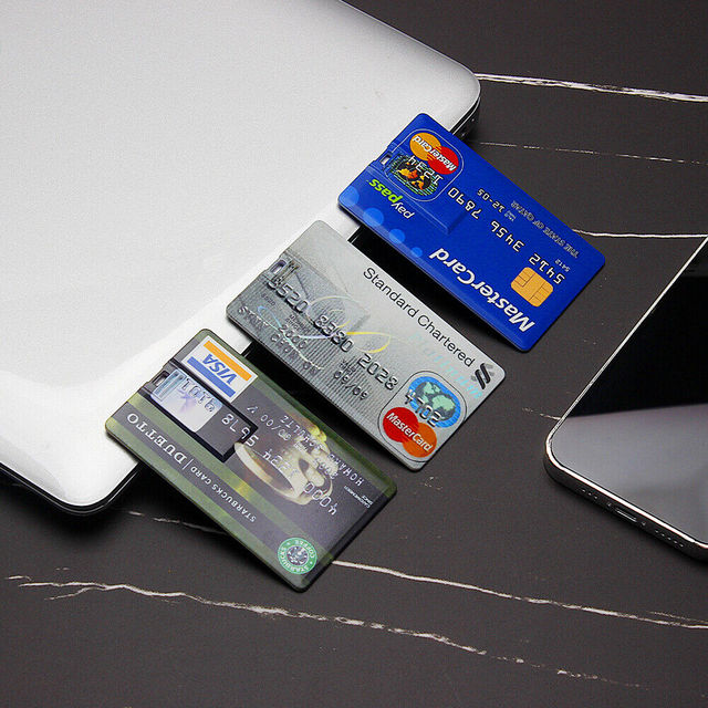 Wholesale Promotional Slim Business Credit Card Usb Flash Drive 512mb 1gb 2gb 4gb Print Your Photo Card Usb Stick 2.0