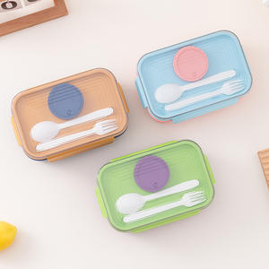 Boîte de conservation alimentaire en plastique mignonne pour enfants, récipients micro-ondables pour l'école, le travail, la maison, préservation des repas nutritifs pour les enfants - Product Image 2