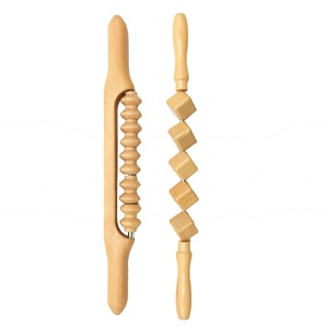 Gran oferta, juego de herramientas de masaje de raspado para terapia de madera de dragado, rodillo masajeador de madera para drenaje linfático - Product Image 2