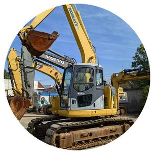 Excavateur Komatsu 13 tonnes d'occasion modèle PC138us/PC130/PC160 Pelle hydraulique sur chenilles à vendre - Product Image 1