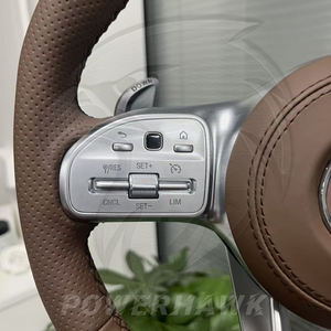 奔驰CLS W218 C257 W205 W213 W222 W223 A207 CLA C207的豪华OE贴合真皮方向盘直接更换 - Product Image 2