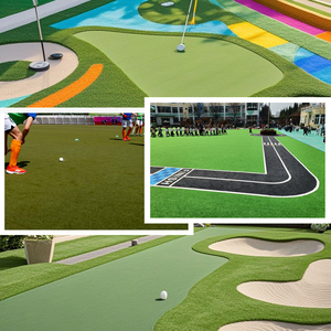 <span class=keywords><strong>Gazon</strong></span> artificiel <span class=keywords><strong>pour</strong></span> putting green de 15 mm, fil PE haute densité, surface lisse, roulement stable de la balle, taille de <span class=keywords><strong>rouleau</strong></span> personnalisée <span class=keywords><strong>pour</strong></span> la pratique du golf - Product Image 5