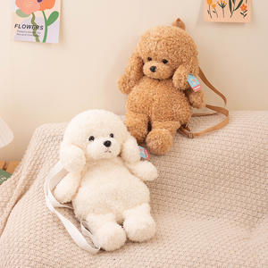 ぬいぐるみテディ犬人形テディ犬バックパックショルダーバッグドールバッグ - Product Image 2