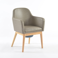 Fauteuil à bascule portable pour personnes âgées avec toilettes intégrées pour les centres de soins et l'usage domestique, facile à nettoyer pour appartements et villas