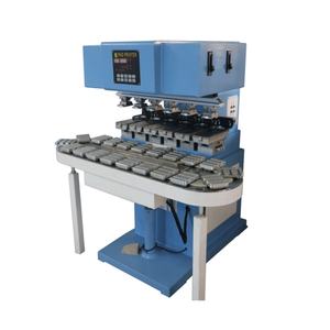 Microcomputer Controlled 6-Color Turntable Ink <b>Cup</b> Pad <b>Printer</b> Semi-Automatic Pad Printing Machine for Plastic Parts - Product Image 4