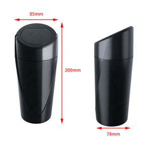 다기능 자동차 프레스 쓰레기통 ABS 라운드 먼지 케이스 보관함 쓰레기통 - Product Image 6