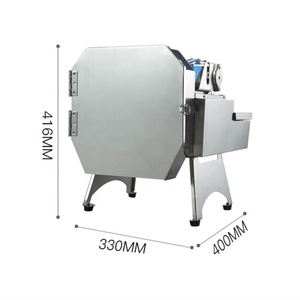 Cortador multifuncional chinês para legumes, tipo mesa, 150kg/h, comercial, cogumelo, Shii-Take, pepino, cebola, fatiador - Product Image 3