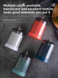 Dispensador Automático de Palillos de Dientes, Tipo Pulsador, de Plástico, para Hotel, Restaurante, Cocina, Limpieza de Escritorio - Product Image 4