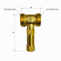 Pompe à chaleur monobloc ODM OEM avec protection antigel extérieure, auto-drainante, 1 1/4 pouce, sans alimentation électrique, sécurité anti-gel
