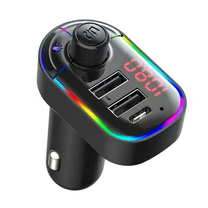 Car MP3 Player Music BT 5.0 BT Car Kit FM Transmitter EQ mode Adjustment USB Car Fast Charge