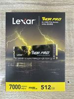 قرص صلب داخلي Lexar ThorPro SSD PCIe4.0 NVMe M.2 2280 بسرعة قراءة/كتابة تصل إلى 7000/6000 ميجابايت/ثانية متوافق مع أجهزة الكمبيوتر المكتبية والمحمولة