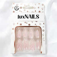 Collection en gros de faux ongles à presser – 24 pièces, conception personnalisée, fabrication directe d'usine, modèles variés, ongles artificiels en acrylique en vrac