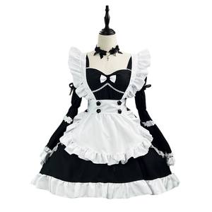 Disfraz de Cosplay Clásico de <span class=keywords><strong>Lolita</strong></span> para Mujer, Traje de Sirvienta para Comic-Con, Vestido de Anime con Delantal, Uniforme de Camarera de <span class=keywords><strong>Café</strong></span> - Product Image 5