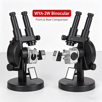Réfractomètre binoculaire WYA-2W, instrument de laboratoire de haute précision pour la mesure de l'indice de réfraction et du Brix